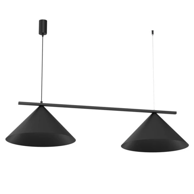 Lampa wisząca CAPITAL CZARNY 2XGX53 MLP0942 Milagro
