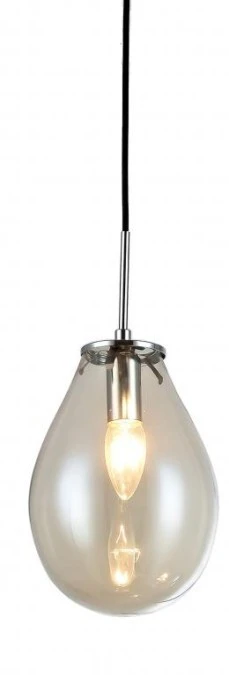 Lampa wisząca FONDI zwis z szklanym kloszem w kształcie łezki LP‑1214/1P Light Prestige
