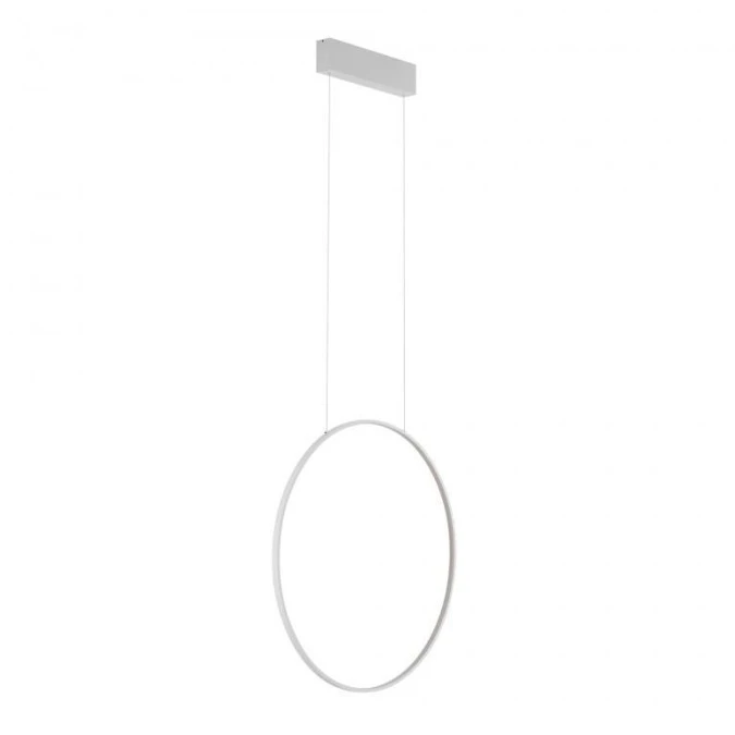 Lampa wisząca CIROCO biała z ledowym ringiem 3000K 21W do jadalni 11605 Nowodvorski
