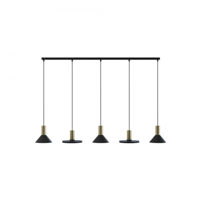 Lampa wisząca HERMANOS V BLACK/SOLID BRASS 8032 Nowodvorski Lighting