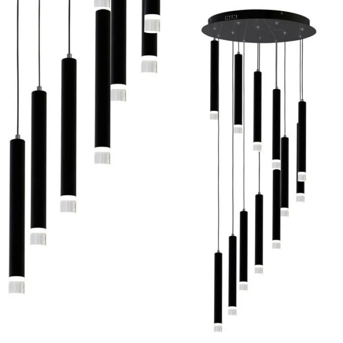 Lampa wisząca CARBON 12W LED ML6161 Milagro