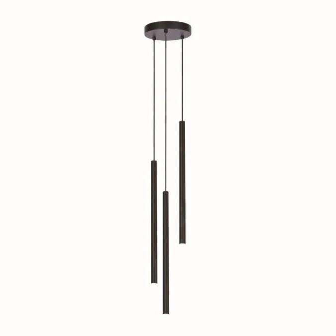 Lampa wisząca GELATO, czarne zwisy rurki na G9 do salonu K‑4862 Kaja Lighting