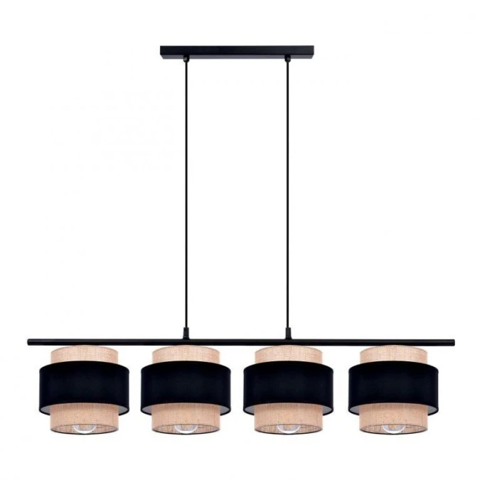 Lampa wisząca GATO z podwójnymi abażurami nad stół do jadalni, na E27 K‑5233 Kaja Lighting