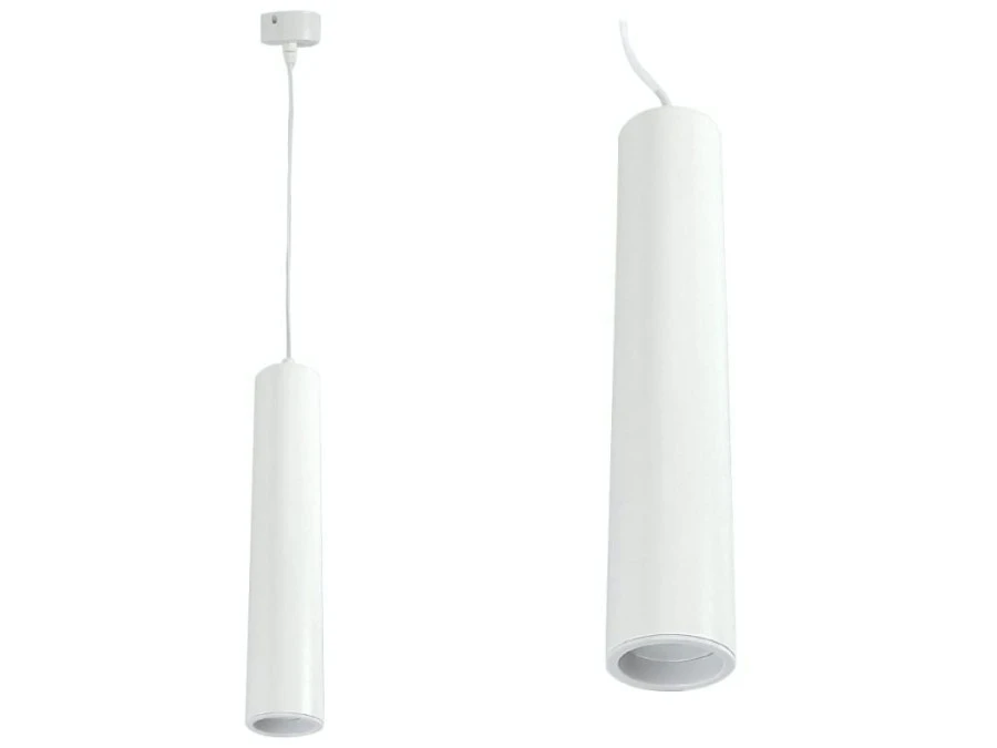 Lampa Wisząca GU10 Biała 30cm