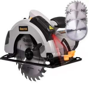 Piła tarczowa BESTEN BE-2858 2000W laser +3 tarcze 185 mm 959678