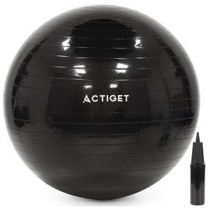 Piłka fitness 75cm Actiget do ćwiczeń pilates i jogi z pompką, gimnastyczna 944410