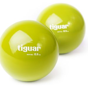 Piłka heavyball 0,5 kg oliwka Tiguar 98471
