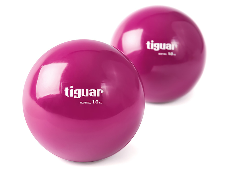 Piłka heavyball 1 kg śliwka Tiguar 98472