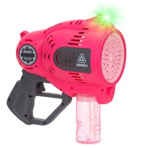 Pistolet na bańki mydlane z oświetleniem LED maszyna do robienia baniek 1025470