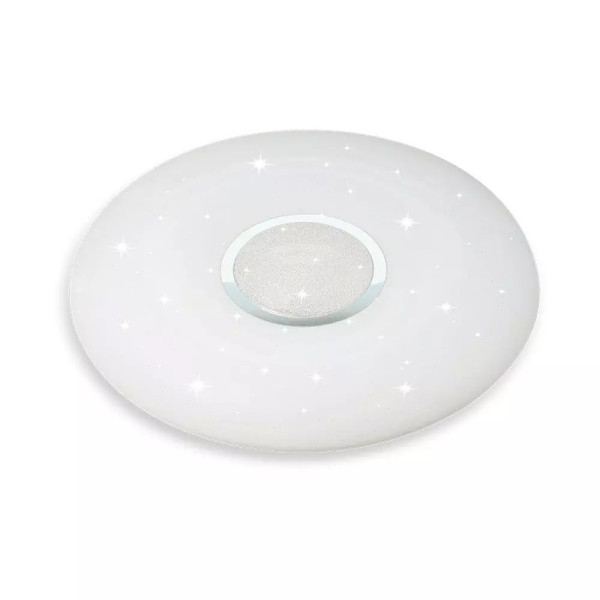 Plafon 8405 z pilotem okrągły biały LED 1x40W 39,5cm 4000lm IP20 V-TAC 873963