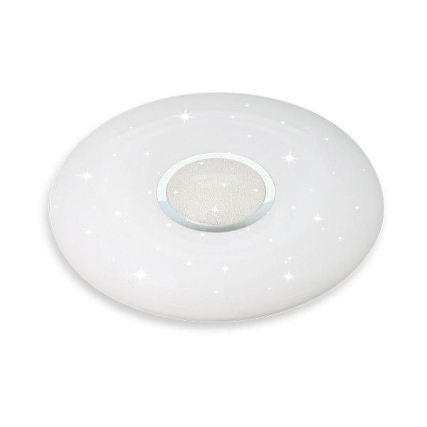 Plafon 8556 z pilotem okrągły biały LED 1x60W 49,5cm 6000lm IP20 V-TAC 872606