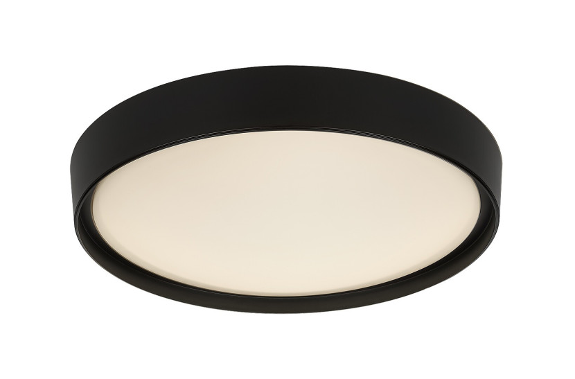 Plafon Achilles z pilotem okrągły czarny LED 1x40W 50cm 3200lm IP20 Rabalux 872578