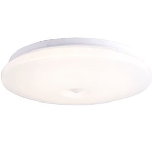 Plafon ADAR okrągły biały LED 1x17W 33cm 1900lm IP44 Neutralna biel Polux 876719 Plafon ADAR okrągły biały LED 1x17W 33cm 1900lm IP44 Neutralna biel Polux 876719