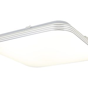 Plafon Ajax LED 33 cm metalowy srebrny 41224 Plafon Ajax LED 33 cm metalowy srebrny 41224