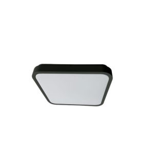 Plafon ALENZO kwadratowy czarno-biały LED 1x24W 29cm 1450lm IP44 Rabalux 1017702 Plafon ALENZO kwadratowy czarno-biały LED 1x24W 29cm 1450lm IP44 Rabalux 1017702