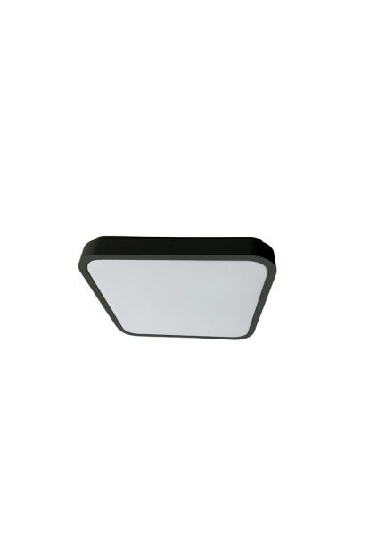 Plafon ALENZO kwadratowy czarno-biały LED 1x24W 29cm 1450lm IP44 Rabalux 1017702
