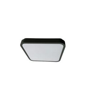 Plafon ALENZO kwadratowy czarno-biały LED 1x36W 42cm 2270lm IP44 Rabalux 1017651 Plafon ALENZO kwadratowy czarno-biały LED 1x36W 42cm 2270lm IP44 Rabalux 1017651