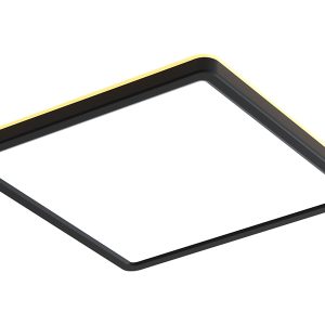 Plafon Aleria LED ze zmienną barwą światła czarny 188683 Plafon Aleria LED ze zmienną barwą światła czarny 188683