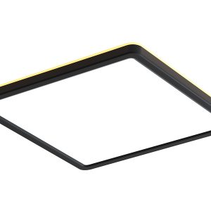 Plafon Aleria LED ze zmienną barwą światła czarny 188681 Plafon Aleria LED ze zmienną barwą światła czarny 188681