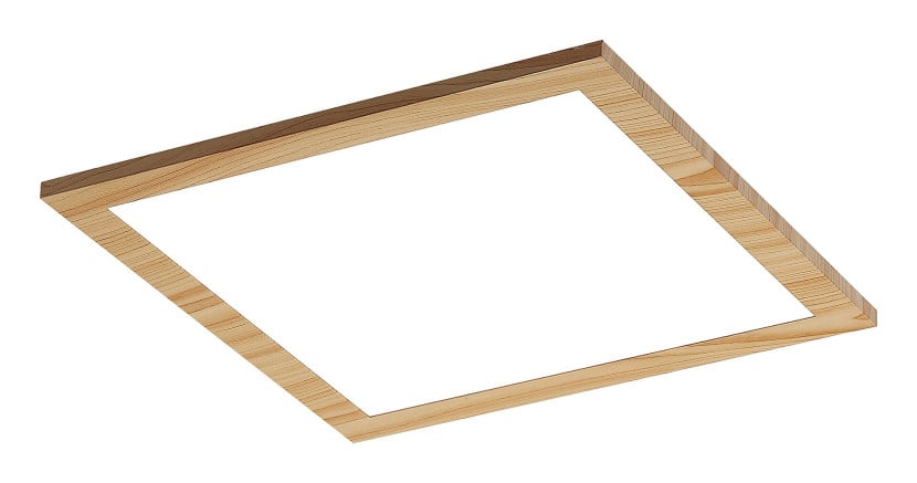 Plafon Almond kwadratowy buk biały LED 1x12W 29,5cm 1260lm IP20 Rabalux 878520