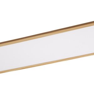 Plafon Almond prostokątny buk biały LED 1x40W 120cm 4200lm IP20 Rabalux 878561