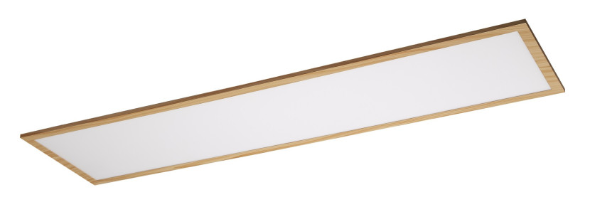 Plafon Almond prostokątny buk biały LED 1x40W 120cm 4200lm IP20 Rabalux 878561