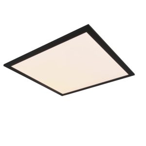 Plafon ALPHA kwadratowy czarno-biały LED 1x18W 45cm 2300lm IP20 RL 878574