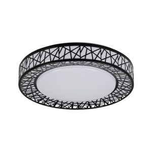 Plafon Amazi okrągły czarno-biały LED 1×17.5W 38cm 925lm IP20 Kanlux 871223