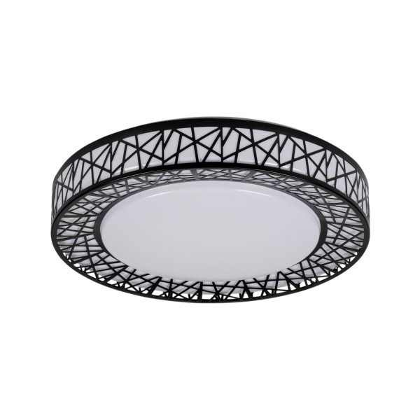 Plafon Amazi okrągły czarno-biały LED 1x17.5W 38cm 925lm IP20 Kanlux 871223