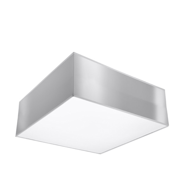 Plafon ANUBIS szary 1xE27x15W wym:11x25x25cm IP20 Pure Lume 1018398
