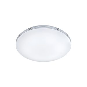 Plafon APRAT okrągły srebrno-biały LED 1x18W 35cm 1600lm IP44 Trio 879540 Plafon APRAT okrągły srebrno-biały LED 1x18W 35cm 1600lm IP44 Trio 879540