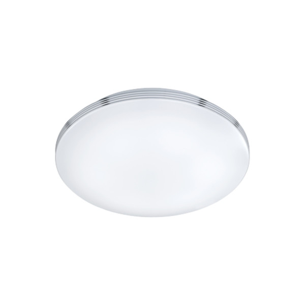 Plafon APRAT okrągły srebrno-biały LED 1x18W 35cm 1600lm IP44 Trio 879540