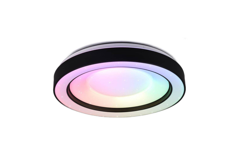 Plafon ARCO okrągły czarny LED 1x22W 49cm 2500lm IP20 Odcienie bieli RL 872381