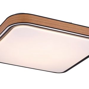 Plafon Arild z pilotem kwadratowy czarny LED 1x48W 50cm 1850lm IP20 Rabalux 872449 Plafon Arild z pilotem kwadratowy czarny LED 1x48W 50cm 1850lm IP20 Rabalux 872449