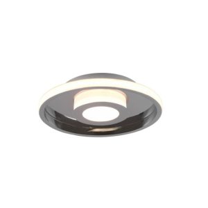Plafon ASCARI okrągły chromowany biały LED 1x28W 30cm 3200lm IP44 Trio 878598 Plafon ASCARI okrągły chromowany biały LED 1x28W 30cm 3200lm IP44 Trio 878598