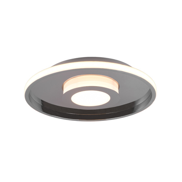 Plafon ASCARI okrągły chromowany biały LED 1x35W 40cm 4100lm IP44 Trio 878515