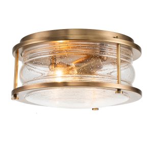 Plafon Ashland Bay mosiądz 2xE27x60W wym:15,4×30,5×30,5cm IP44 Quintiesse 1017591 Plafon Ashland Bay mosiądz 2xE27x60W wym:15,4×30,5×30,5cm IP44 Quintiesse 1017591