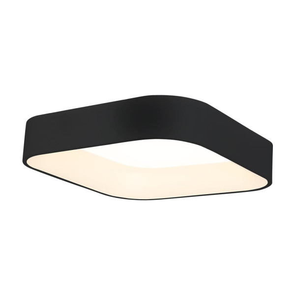 Plafon ASTRO kwadratowy czarny LED 1x24W 50cm 1680lm IP20 Milagro 872926