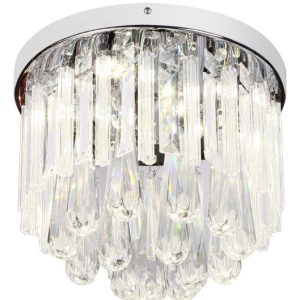 Plafon ATELLA okrągły transparentny LED 1x12W 28cm lm IP20 Candellux 880996 Plafon ATELLA okrągły transparentny LED 1x12W 28cm lm IP20 Candellux 880996