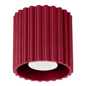Plafon AURA 1 burgund GU10 ryflowany 764950 Plafon AURA 1 burgund GU10 ryflowany 764950