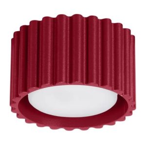 Plafon AURA 1 burgund GX53 ryflowany 764955