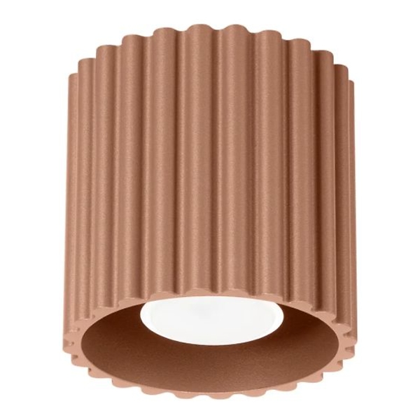 Plafon AURA 1 mocca GU10 ryflowany 764956