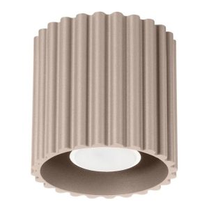 Plafon AURA 1 taupe GU10 ryflowany 764958 Plafon AURA 1 taupe GU10 ryflowany 764958