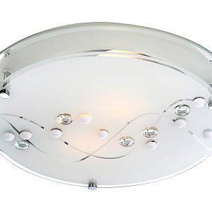 Plafon Ballerina 32 cm 2-punktowy szklany biały 38485