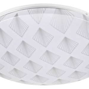 Plafon Benita okrągły biały wzorzysty LED 1x24W 38cm 1200lm IP20 Rabalux 873022