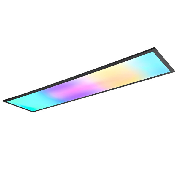 Plafon BETA z pilotem prostokątny czarny LED 1x31W 119,5cm 3600lm IP20 RL 872481