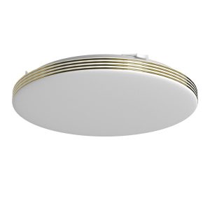 Plafon Bever okrągły biało-złoty LED 1x16W 33cm lm IP44 Milagro 876919