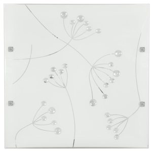 Plafon biały kwadratowy 40cm ARTY 2xE27x40W IP20 Candellux 872937 Plafon biały kwadratowy 40cm ARTY 2xE27x40W IP20 Candellux 872937