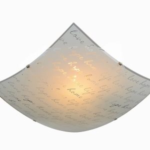 Plafon biały kwadratowy 40cm SIGNA 2xE27x40W IP20 Trio 1017570 Plafon biały kwadratowy 40cm SIGNA 2xE27x40W IP20 Trio 1017570