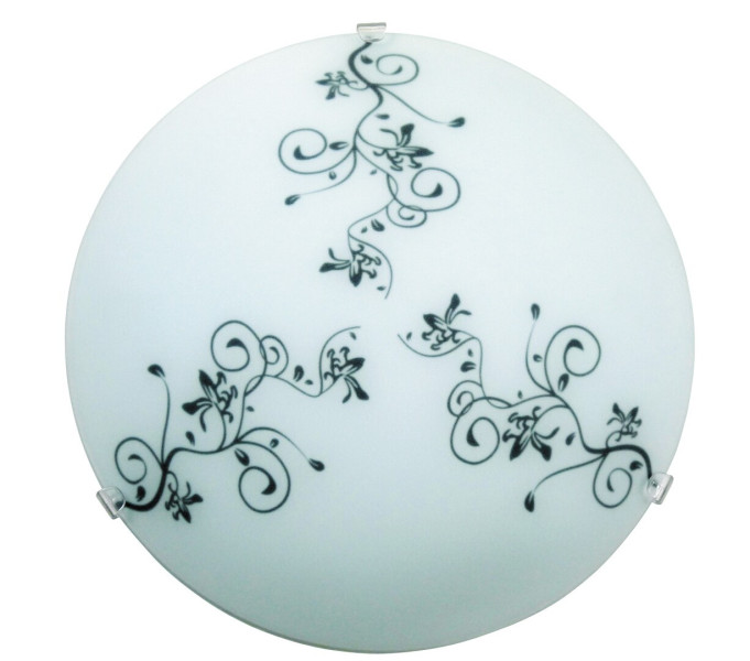 Plafon biały okrągły 25cm Bloomy 1xE27x60W IP20 Rabalux 881165